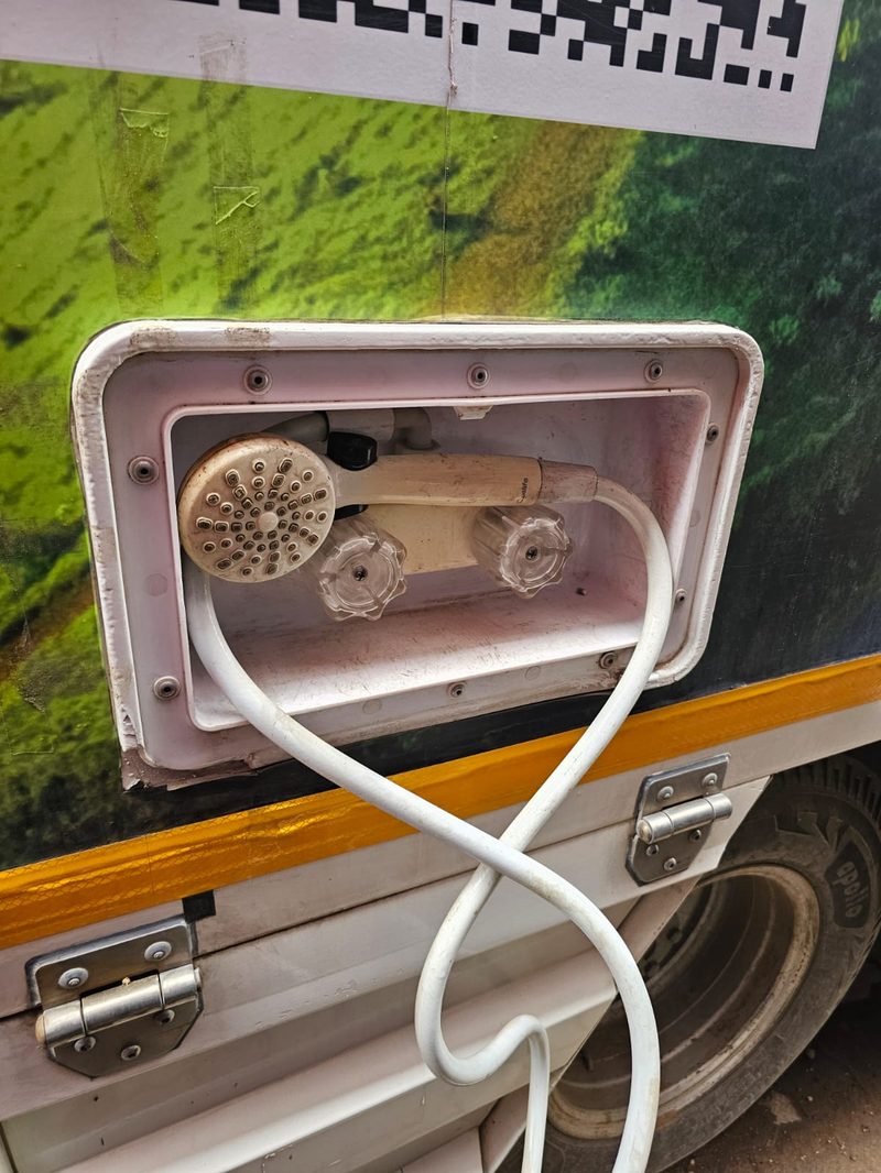The Explorer outdoor shower panel