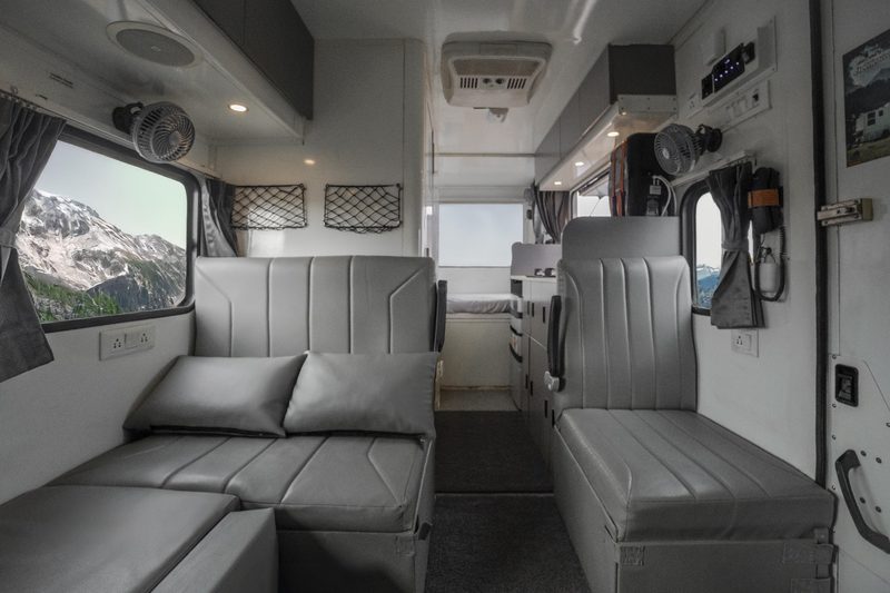 The Explorer seating lounge with AC